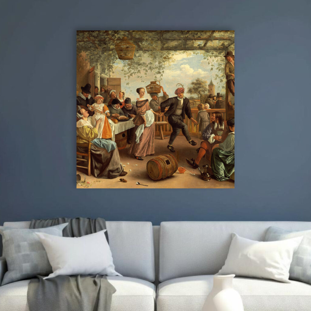 Statement 1219 × 1219 mm Square Metal Print
