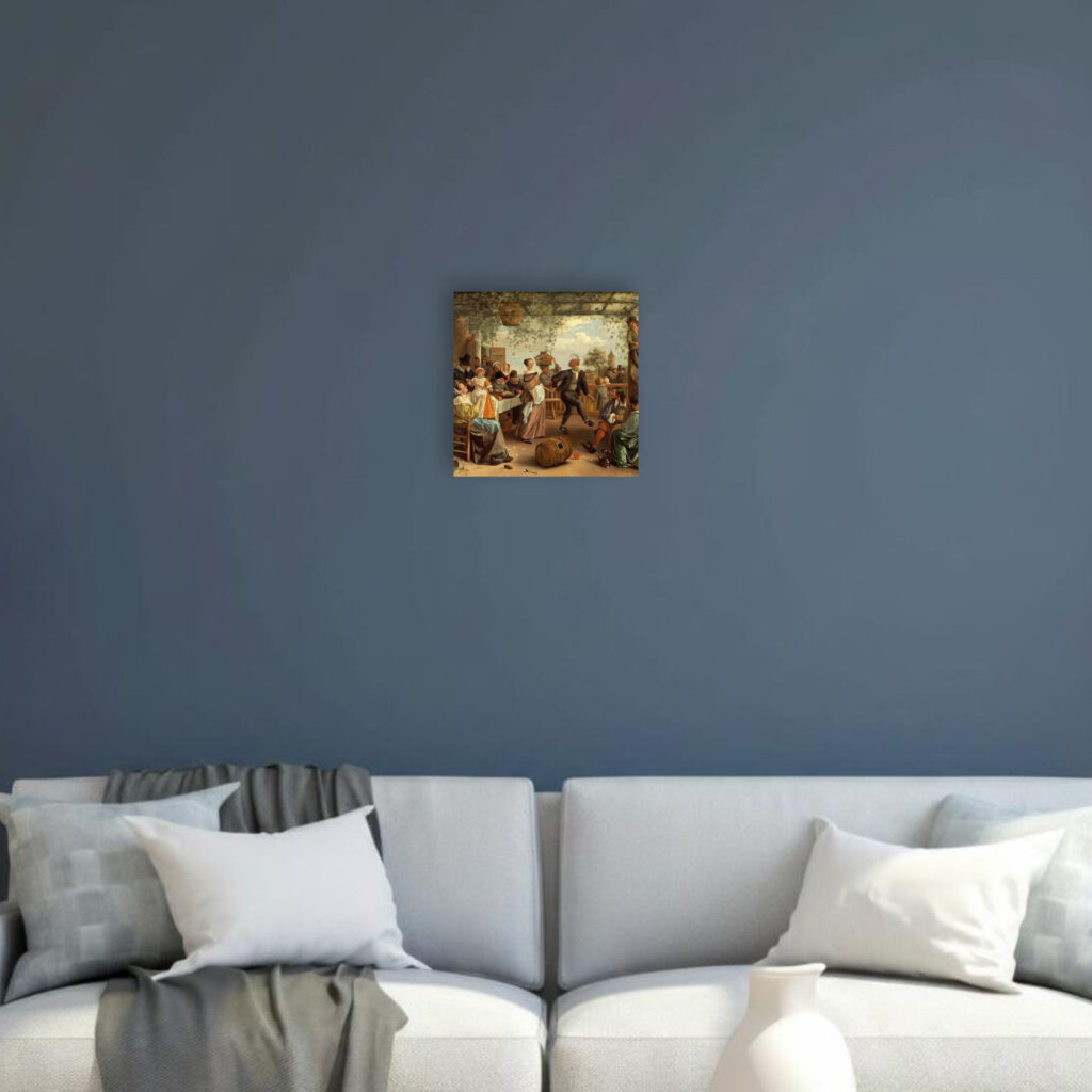 Classic 406 × 406 mm Square Metal Print