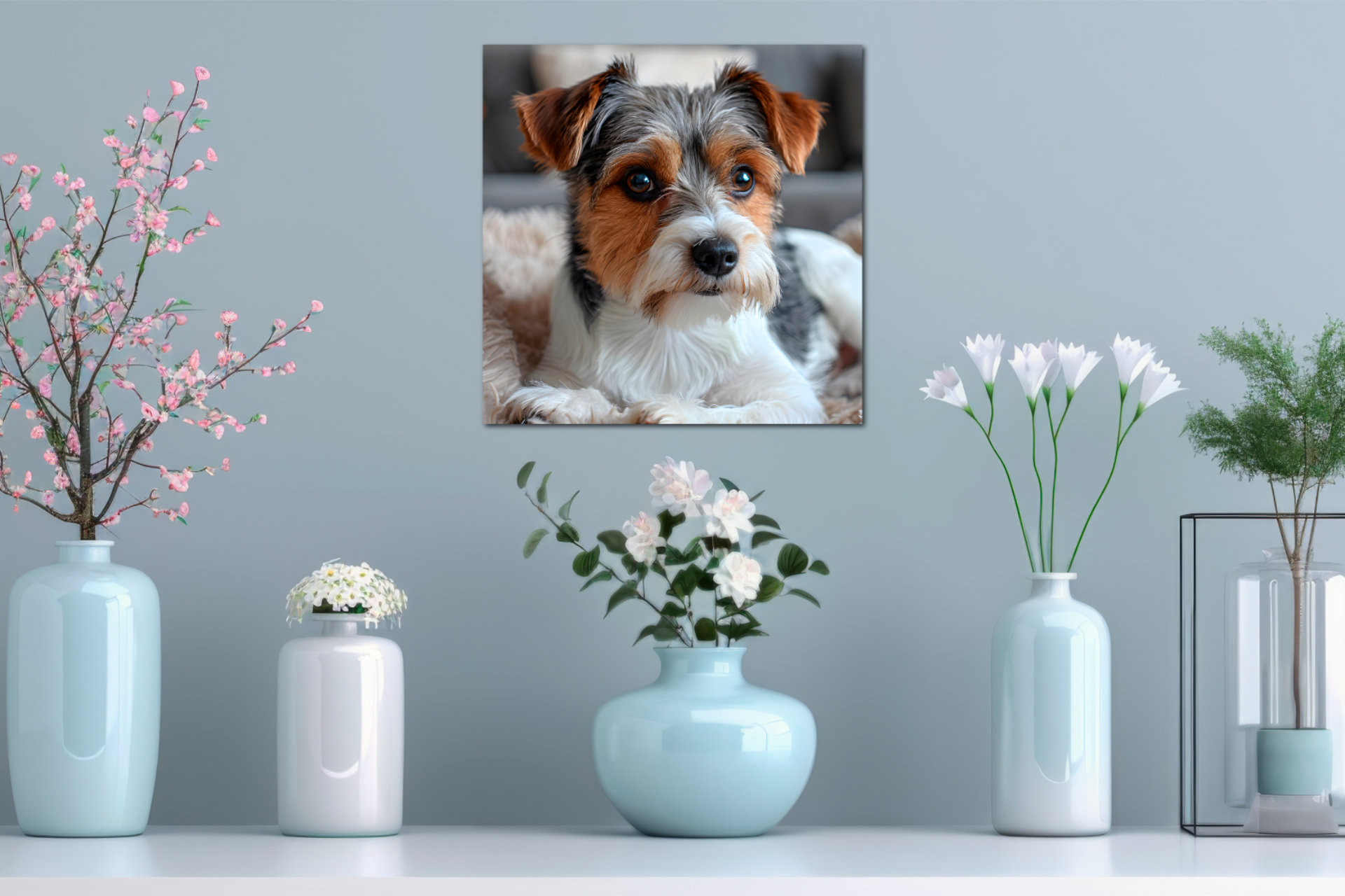 Custom Design Studio Metal Print Gallery size 40.6×40.6 cm printed on premium aluminium panel