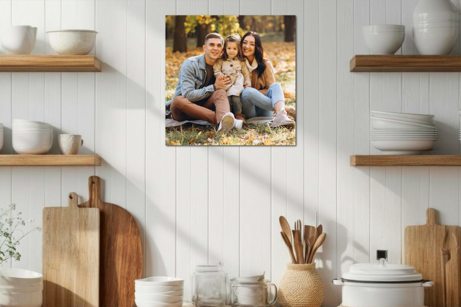 Custom Design Studio Metal Print Gallery size 50.8×50.8 cm printed on premium aluminium panel