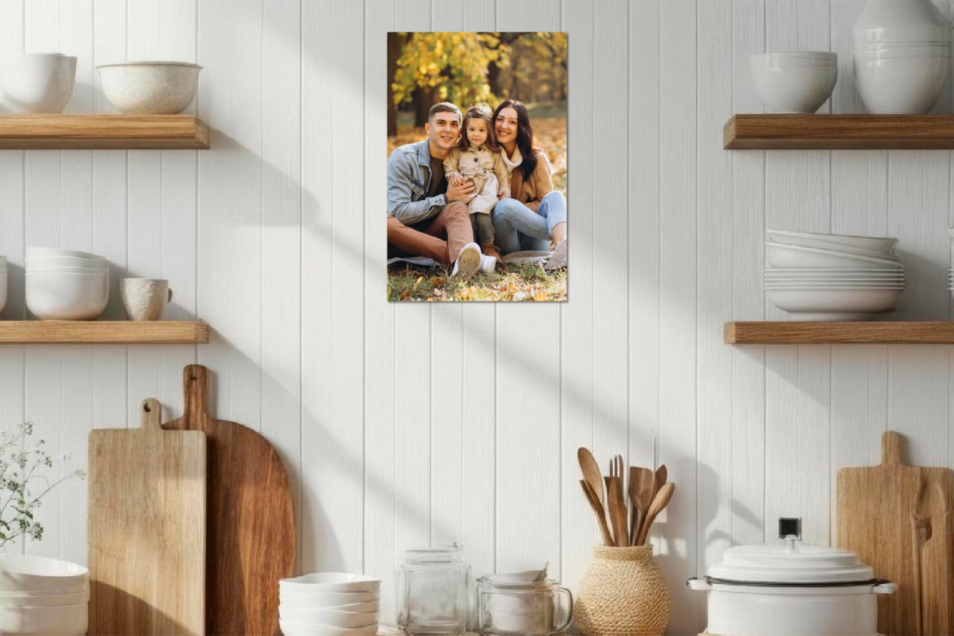 Custom Design Studio Metal Print Studio size 40.6×61 cm printed on premium aluminium panel