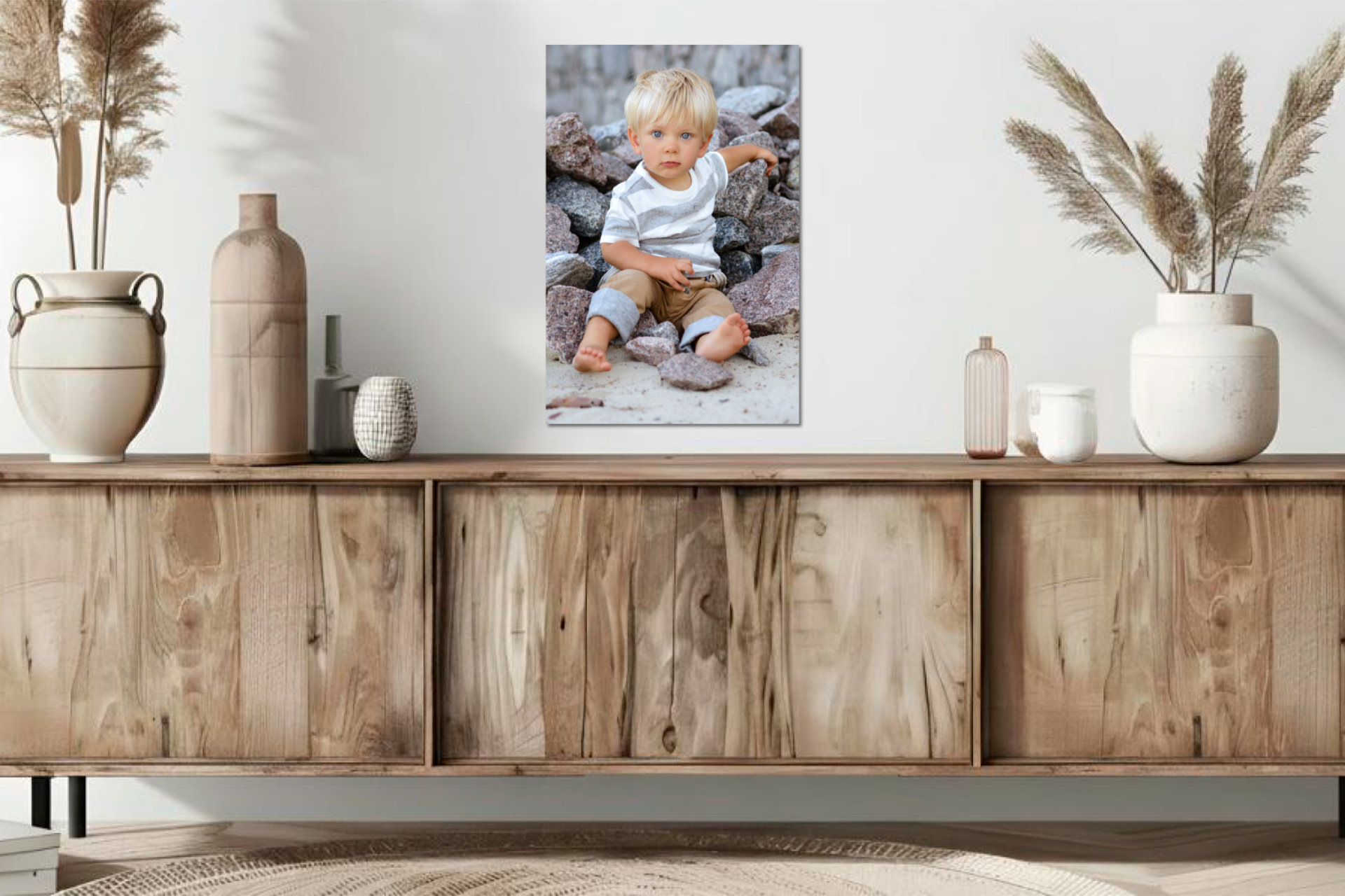 Custom Design Studio Metal Print Studio size 61×91.4 cm printed on premium aluminium panel