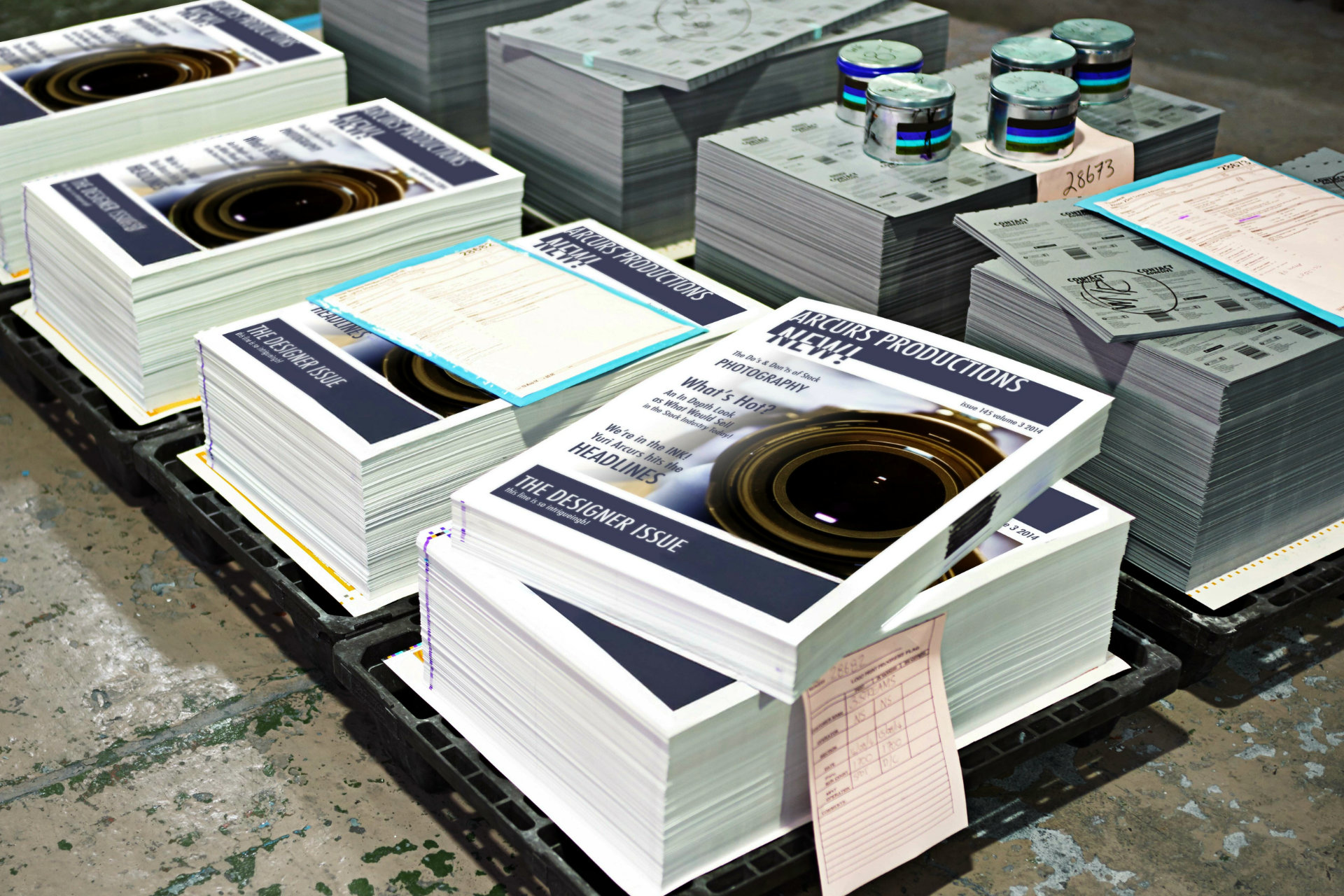 Professional printing production workflow at JBM Displays