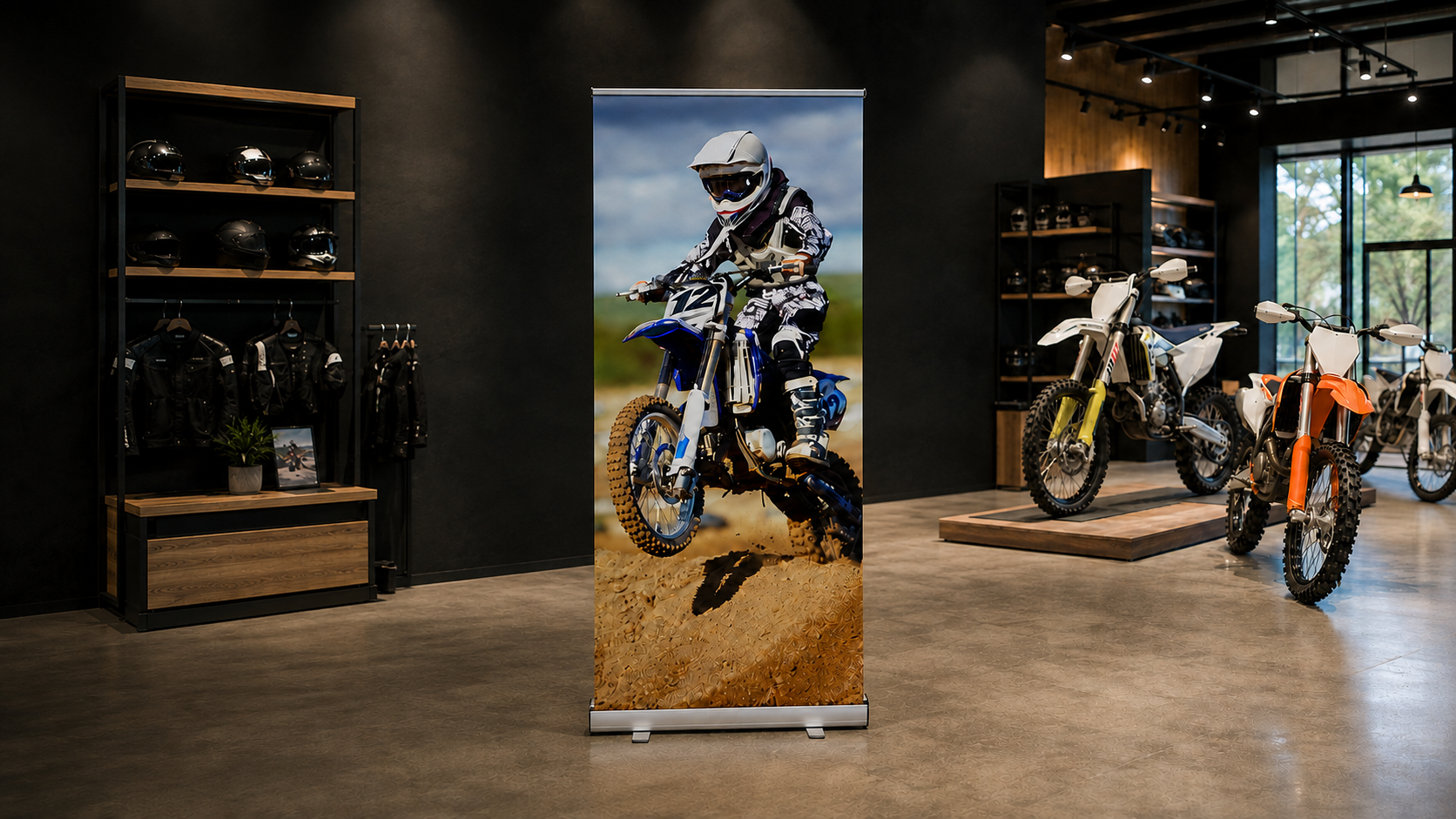 ESSENTIAL Roller Banner Display