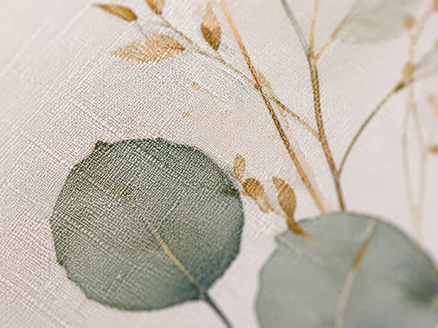 Close-up of the CanvasTex™ finely textured printed surface