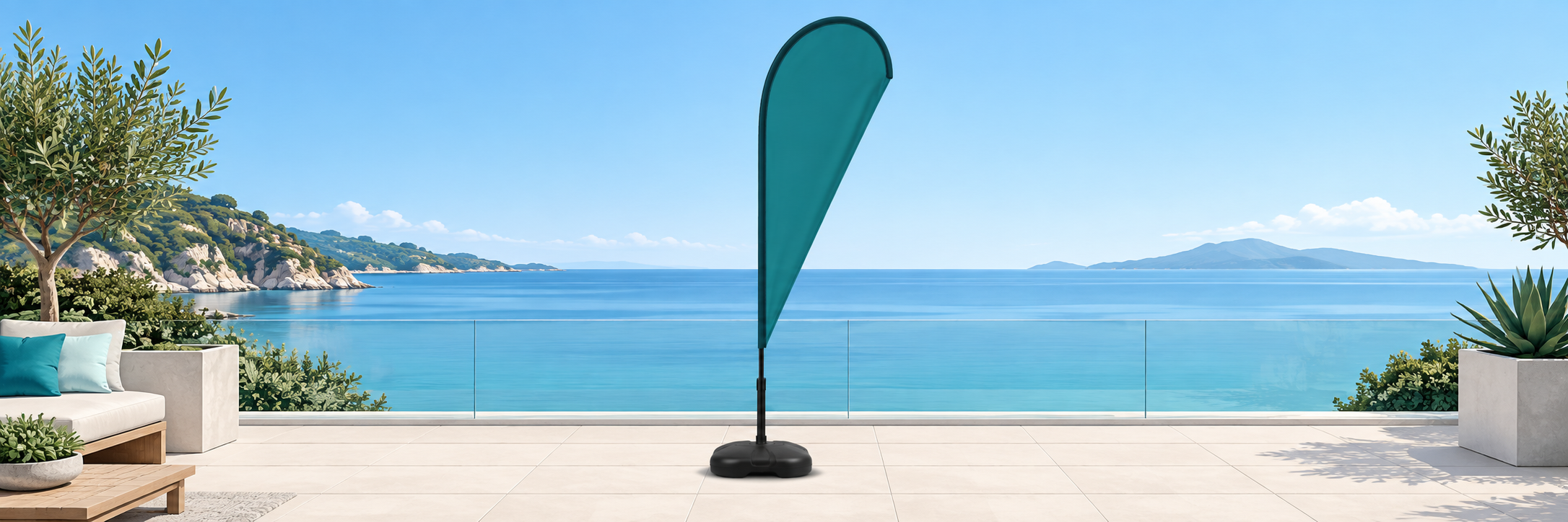 Calm conditions suitable for a Teardrop System