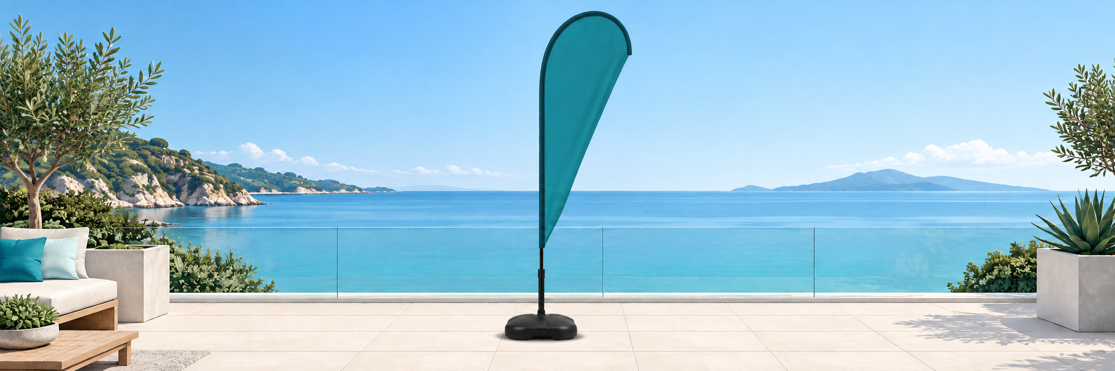 Light air conditions suitable for a Teardrop System