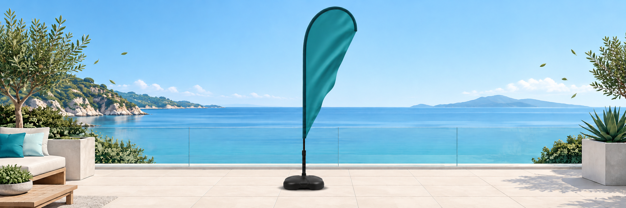 Moderate breeze conditions for a Teardrop System