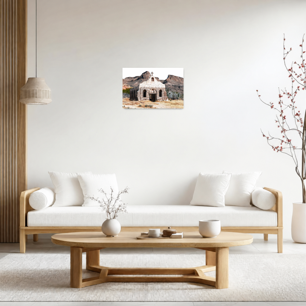 Classic ChromaLuxe® HD Metal Print room view