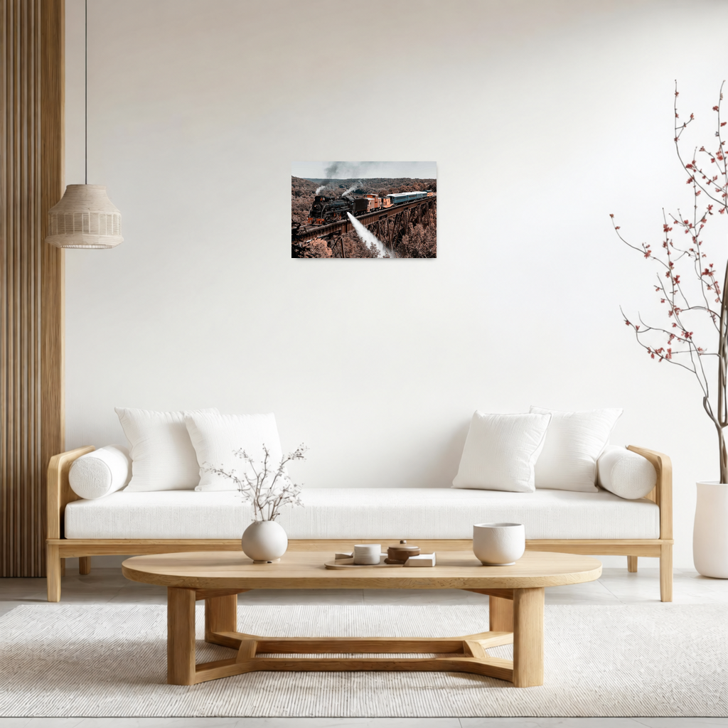 Classic ChromaLuxe® HD Metal Print room view