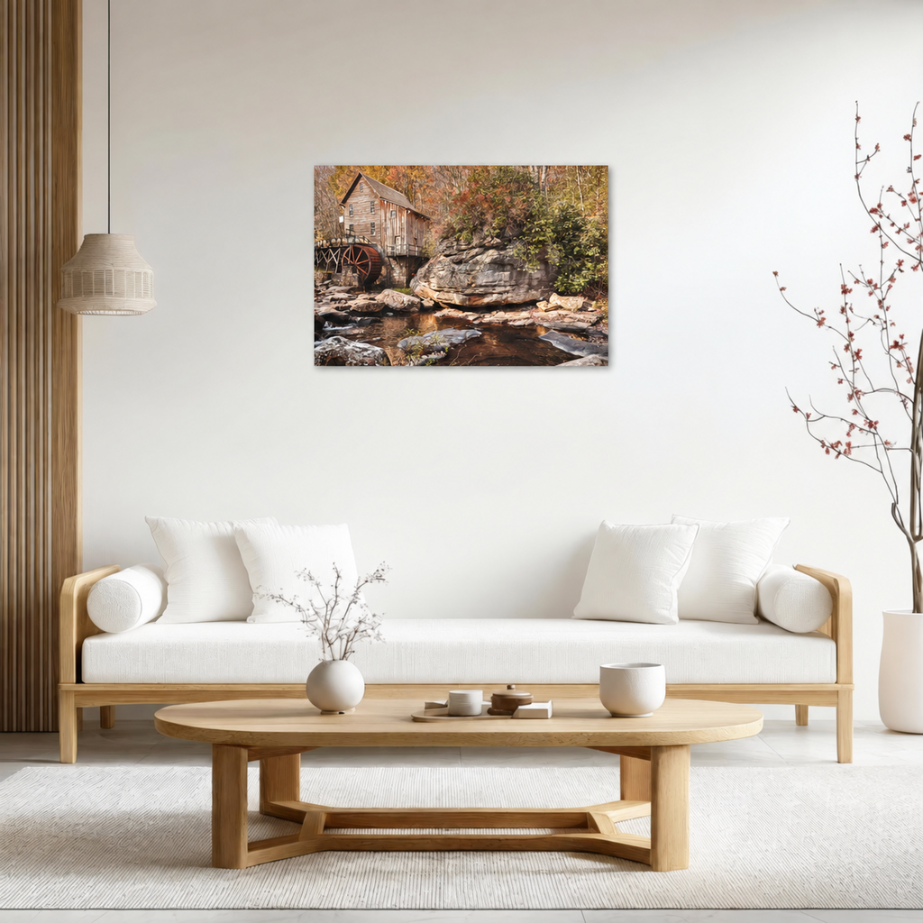 Edition ChromaLuxe® HD Metal Print room view