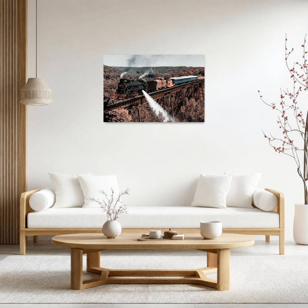 Edition ChromaLuxe® HD Metal Print room view