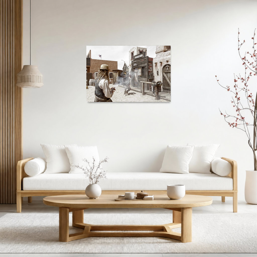Edition ChromaLuxe® HD Metal Print room view