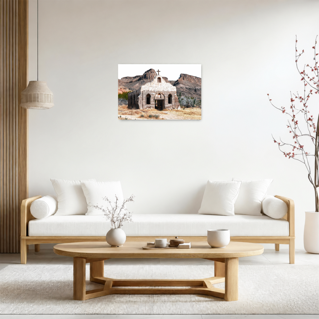 Signature ChromaLuxe® HD Metal Print room view